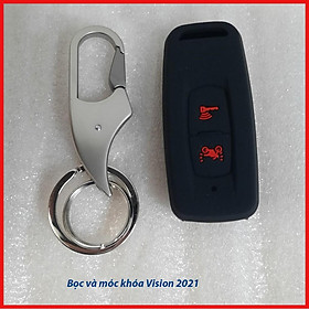 Combo Móc khóa và bọc chìa khóa Vision 2021 silicon các màu