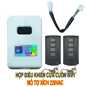 Mua Hộp điều khiển cửa cuốn bằng điện thoại kết nối wifi (mô tơ xích 220VAC)