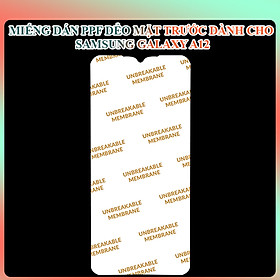 Miếng dán PPF Mặt Trước Màn Hình Dành Cho Samsung Galaxy A12- Hàng Chính Hãng