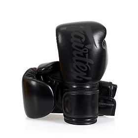 Găng tay Fairtex Boxing/Muaythai - BGV14SB - Hàng chính hãng/Solid Black