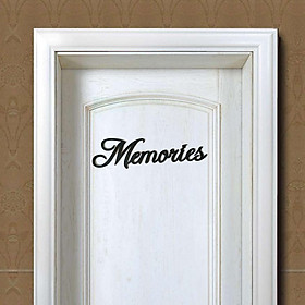 Memories Wooden Sign Home Wedding Wall Art Home Decoration Black