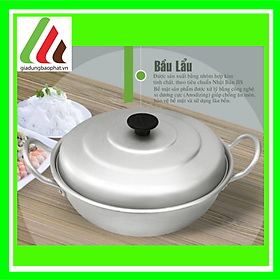 Mua Nồi/Bầu lẩu nhôm Kim Hằng 18 20 22 24 26 28 dày dặn chắc chắn nhiều kích cỡ
