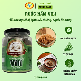 Ruốc Nấm Hương Vili - Rong Biển - Thực Phẩm Chay - Hàng xuất khẩu Nhật- 60g/lọ