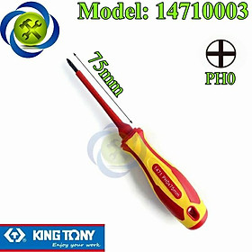 Mua Vít bake cách điện  PH0 Kingtony 14710003 dài 75mm cán đỏ - vàng