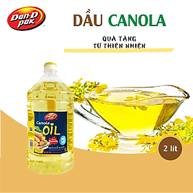 Dầu cải canola oil 2 lít Dan D Pak