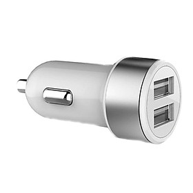 LED Dual USB Car Charger Adapter  Socket Lighter For Phones