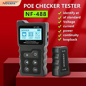Mua Máy Test Và Kiểm Tra Tín Hiệu Cáp Mạng POE Noyafa NF-488 - Hàng Nhập Khẩu. NOYAFA NF-488 PoE power test Network PoE Tester checker Over the Ethernet cat5 cat6 Lan tester network tools PoE Switch test