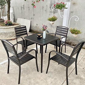 Mua Bàn ghế sân vườn ngoài trời nhôm đúc