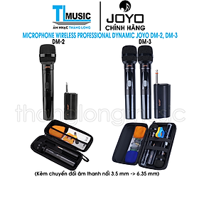 JOYO DM-SERIES WIRELESS DYNAMIC MICROPHONE - Mic Không Dây Dynamic Chuyên Nghiệp DM-2 DM-3 - Hàng chính hãng