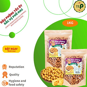 1KG ĐẬU PHỘNG TỎI ỚT RẮC VỊ PHÔ MAI SÊU NGON TÂN LỘC PHÁT-COMBO 2 BỊCH