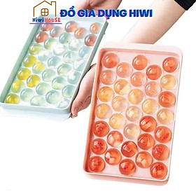 Mua Khay đá thạch bi tròn 33 viên – Khuôn thạch hoa quả tròn ngộ nghĩnh