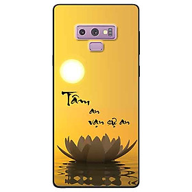 Ốp lưng in cho Samsung Note 9 Mẫu Tâm An