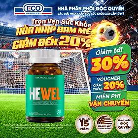 Viên Uống Bổ Gan Hewel Ecogreen Giải Độc Gan Mát Gan, Hỗ Trợ Tiêu Hóa