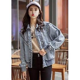 Áo khoác jean nữ Titishop NT78