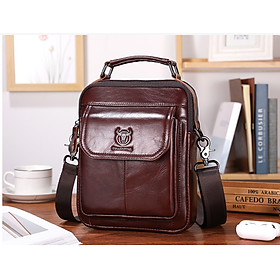 Túi đeo chéo nam 100% da bò thật cao cấp phong cách mới