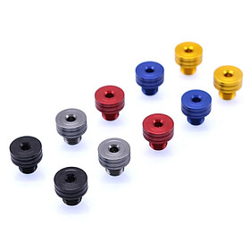 10mm M10 x 1.25 Clockwise Rear View Mirror Hole Plugs Screws Fit for Honda Suzuki  - Meet the quality standards, 100% tested before shipment