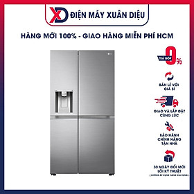 Mua Tủ lạnh LG Inverter 635 Lít GR-D257JS Mới 2022 - Hàng chính hãng - Chỉ giao TPHCM  Bình Dương