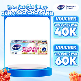 (Chọn Loại) Túi Zip PE Trong Suốt 2 Đường Kéo MyJae, Túi Bọc Đồ Ăn, Rau Củ Bảo Quản Trong Tủ Lạnh