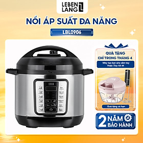 Mua Nồi áp suất điện đa năng LEBENLANG LBL0906  dung tích 6L  chế độ ninh hầm siêu nhanh  tiết kiệm thời gian  bảo hành 2 năm - hàng chính hãng