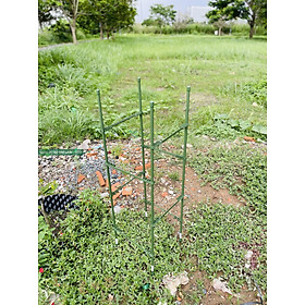 Khung tứ giác trồng hoa của Nhật cao 90-120cm, ống thép bọc nhựa phi 11
