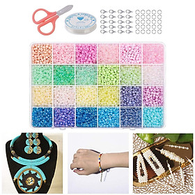 1Box Seed Beads Jump Rings for Handmade DIY Bracelets Jewelry Making Finding