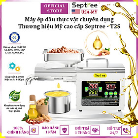 Mua Máy ép dầu ăn thực vật chuyên dụng gia đình thương hiệu Septree T2S công suất 1000W - Trục ép dài 236mm - Bảo Hành 1 Năm - Hàng nhập khẩu