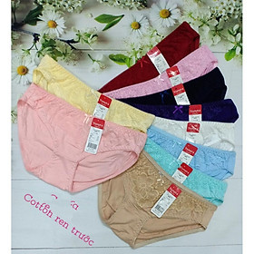 Bộ 10 Quần Lót Cotton Pha Ren Cao Cấp