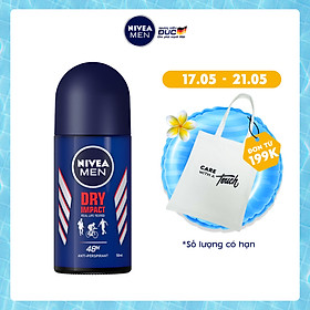 Lăn Ngăn Mùi NIVEA MEN Dry Impact Khô Thoáng (50ml) - 81610