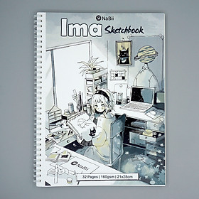Sổ vẽ phác thảo chuyên dụng NaBii Ima Sketchbook 160gsm (Mẫu 2020)