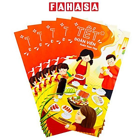 Bộ 5 Bao Lì Xì Tết Bính Ngọ 2026 - Tết Đoàn Viên - futurebook L188 - Xuân Sum Họp