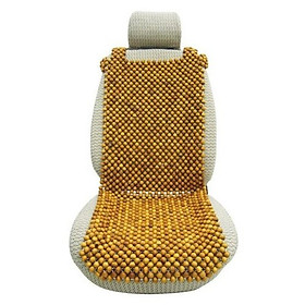 Đệm lót ghế ô tô hạt gỗ - Khoác Vai Ghế Xe Ô Tô Hạt Gỗ Pơ Mu 