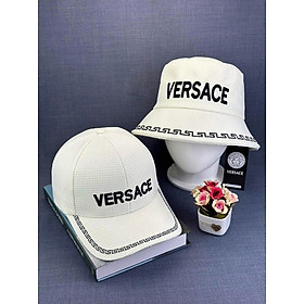 Combo nón cặp nam nữ logo Versa.ce phối vải kaki form chuẩn thời trang đường phố cao cấp