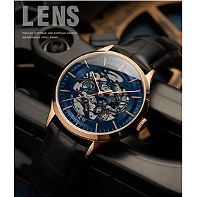 Đồng Hồ Nam I&W Carnival 524G1 Chính Hãng Full Box Chống Nước Kính Chống Xước Dây Da Cao Cấp BH 24T Máy Cơ Tự Động - 524G1