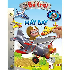Sách Bé Trai Dán Hình - Máy Bay