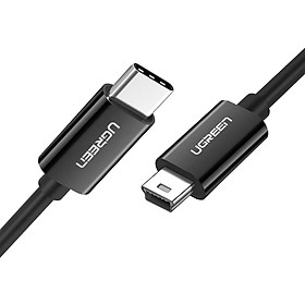 Cáp USB type C ra Mini USB  1M màu đen  Ugreen 242TYC50445US Hàng chính hãng