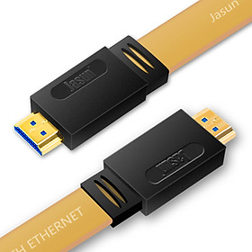 JASUN hdmi line 1.5 m version 2.0 support 4K * 2K HDMI high-definition line set-top box / notebook / desktop / TV monitor line copper statue JS-026