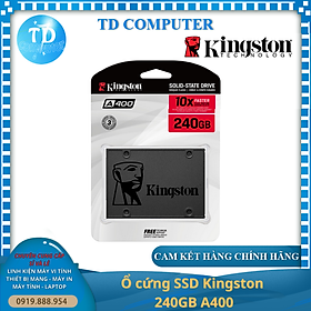 Mua Ổ cứng SSD Kingston 240GB A400 - Hàng chính hãng Viết Sơn phân phối