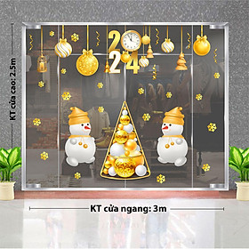 Mua Decal trang trí NOEL 2024 combo số 102