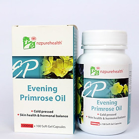 Thực phẩm chức năng Viên uống tinh dầu hoa anh thảo NZPureHealth Evening Primrose Oil 100 viên