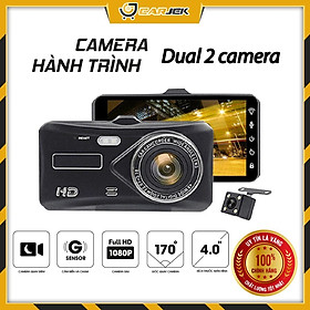 Camera hành trình xe ô tô Dual 2 cameraChất lượng Full HD 4 inch Car DVR 1080P