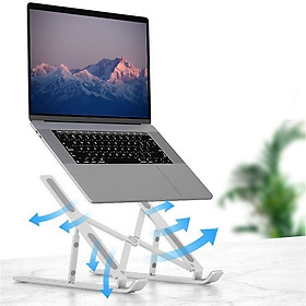 Mua Chân đế laptop có thể gấp gọn chỉnh góc nghiêng bằng hợp kim nhôm N4 Vu Studio - Hàng chính hãng
