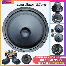 Mua LOA BASS FULL 25 TỪ  DÙNG CHO LOA KÉO  VÀ AMPLI NHỎ giá trên là 1 chiếc