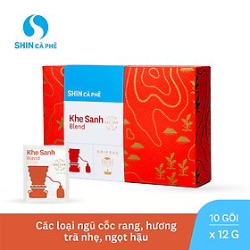 SHIN Cà Phê - DripBag Khe Sanh Blend hộp 10 gói - Phin Giấy tiện lợi