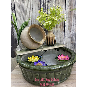 Mua Bộ bát nước phong thủy gốm sứ Gia Hưng Bát Tràng P32H25550