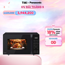 Lò vi sóng nướng đối lưu chiên không dầu Panasonic NN-CT65MBYUE  20 thực đơn tự động  Dung tích 27L  Hàng chính hãng