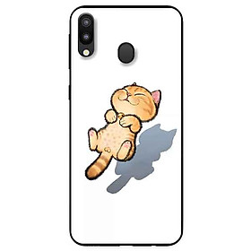 Ốp lưng in cho samsung a20/ a30 mẫu mèo vàng