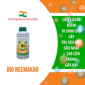 Bio Neemakar - Chai 350 ml trị 200 loại sâu côn trùng hút và nhai