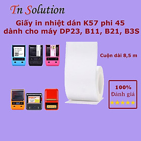 Mua Giấy in nhiệt dán K57x45 dành cho máy DB23  Niimbot B21  B11  B3S