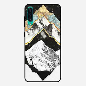 Ốp Lưng in cho Samsung A50 Mẫu NỀN Núi Vũ Trụ - Hàng Chính Hãng