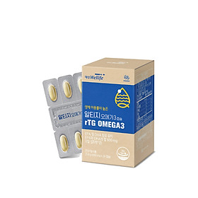 Thực phẩm bảo vệ sức khỏe My nutrition rTG omega 3 Daesang Wellife